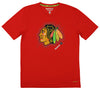 Reebok NHL Chicago Blackhawks Youth Boys Center Ice Playdry Shirt, XL (18)