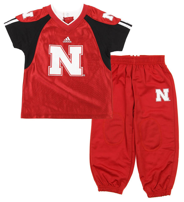 Adidas NCAA Infant Nebraska Cornhuskers T-Shirt & Pant Performance Set