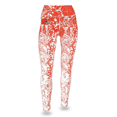 Zubaz NFL Women's Zubaz Cleveland Browns Logo Leggings