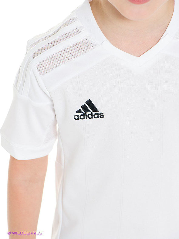 Adidas Boys Youth 8-20 Regista 14 Soccer Jersey, White/White