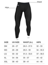 Zubaz NFL Men's Cincinnati Bengals Active Performance Compression Black Leggings