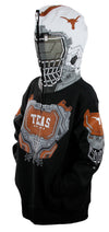NCAA College Youth Boys Texas Longhorns Full Zip Masked Sweatshirt Hoodie