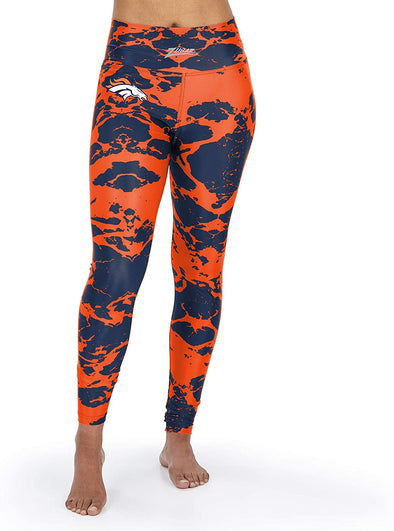 Zubaz NFL Women's Denver Broncos Team Color Lava Legging