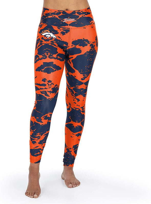 Zubaz NFL Women's Denver Broncos Team Color Lava Legging