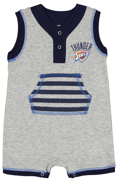 Outerstuff NBA Oklahoma City Thunder Infant Romper, Grey