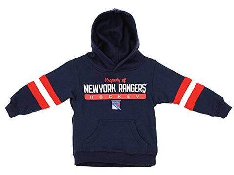 NHL Infant/Toddler New York Rangers Pullover Fleece Hoodie, Navy