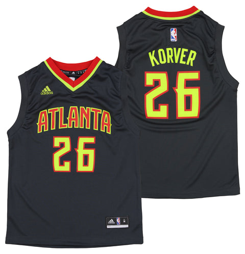Adidas NBA Youth Atlanta Hawks Kyle Korver #26 Replica Road Jersey