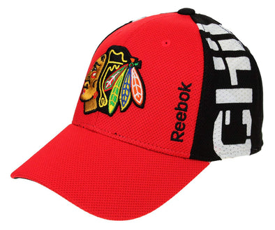 Reebok NHL Men's Chicago Blackhawks 2016 Draft Flex Cap, Red