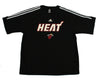Adidas NBA Miami Heat Men's Short Sleeve Crew Shirt, Black