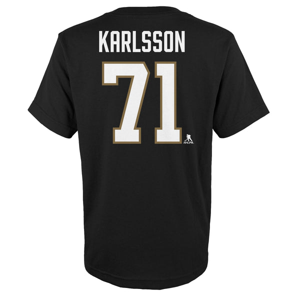 Outerstuff NHL Youth Las Vegas Golden Knight Karlsson William Short Sleeve Tee