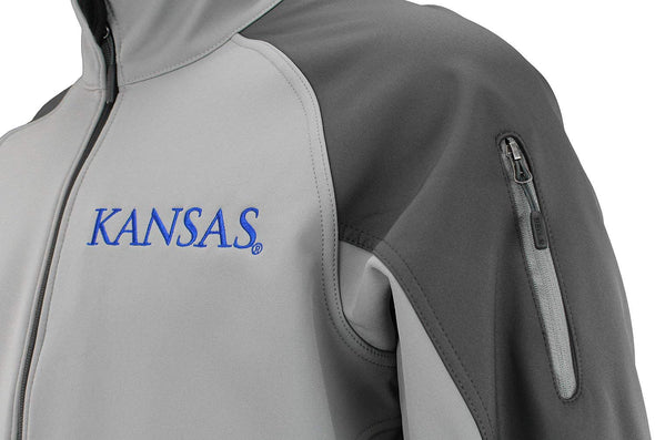 OuterStuff NCAA Men's Kansas Jayhawks Full Zip Fleece Jacket