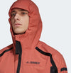 Adidas Men's Terrex Utilitas RAIN.RDY Jacket, Magic Earth/Black