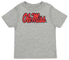 Outerstuff Mississippi Ole Miss Rebels NCAA Toddler Goal Line Stand 3 in 1 Combo Tee, Navy/Grey