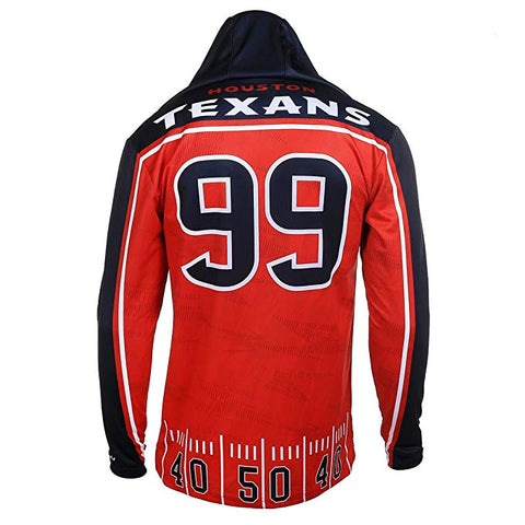 Klew Men's NFL Houston Texans 2015 J.J. Watt #99 Player Hoodie Tee