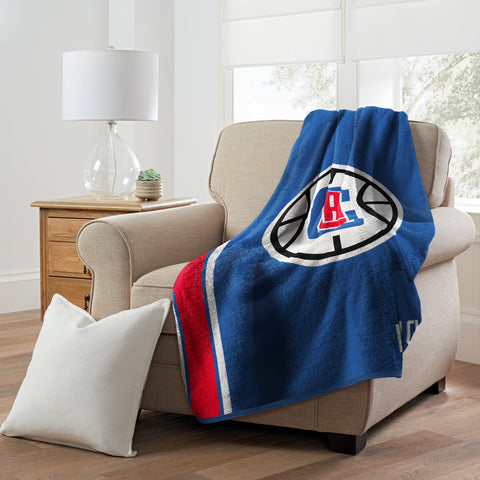 Northwest NBA Los Angeles Clippers Sherpa Throw Blanket