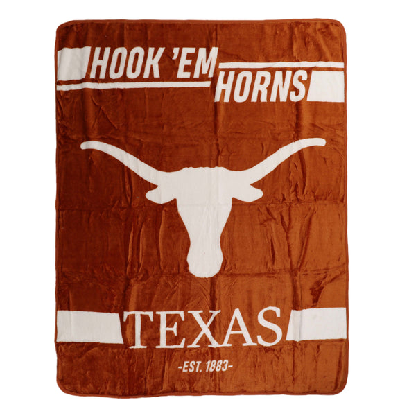 Northwest NCAA Texas Longhorns Legion Raschel Throw, 50" x 60"