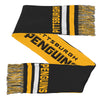 Outerstuff NHL Pittsburgh Penguins Boys Jacquard Scarf, Yellow