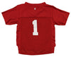 Adidas Indiana Hoosiers NCAA Infant #1 Football Jersey, Red