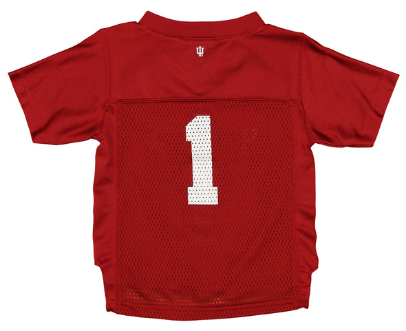 Adidas Indiana Hoosiers NCAA Infant #1 Football Jersey, Red