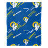 Northwest NFL Los Angeles Rams Slashed Pillow and Throw Blanket Set