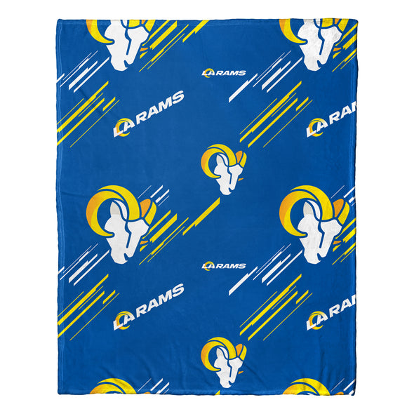 Northwest NFL Los Angeles Rams Slashed Pillow and Throw Blanket Set