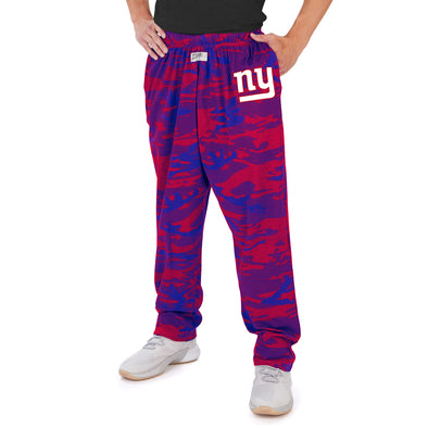 Zubaz NFL Men's New York Giants Camo Line Pants