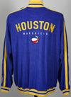Reebok Harwood Classics ABA Men's Houston Mavericks Throwback Terry Cloth Track Jacket