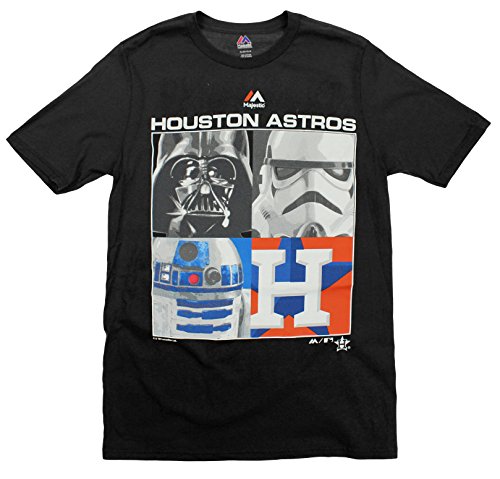MLB Youth Houston Astros Star Wars Main Character T-Shirt, Black