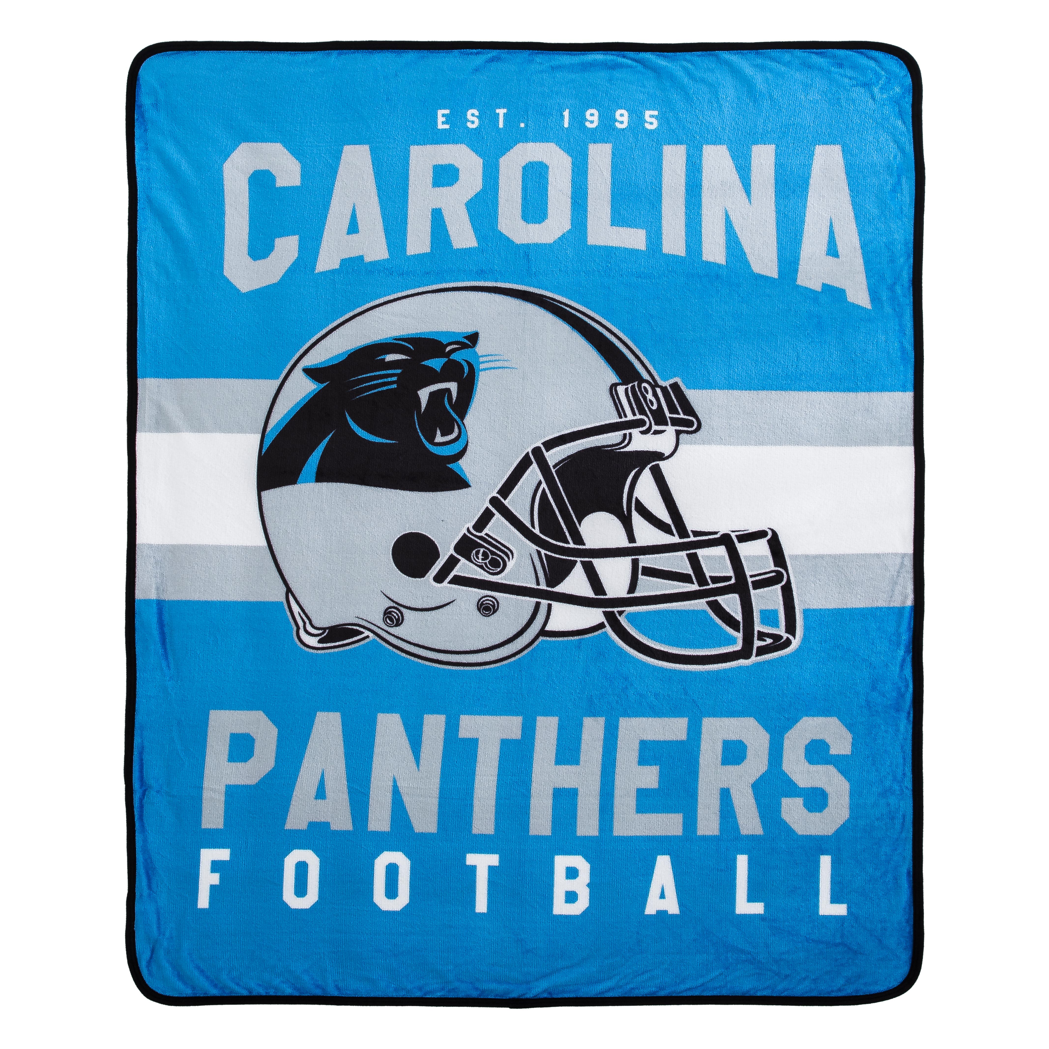 Carolina Panthers Blanket 60x80 Slant Design - SWIT Sports