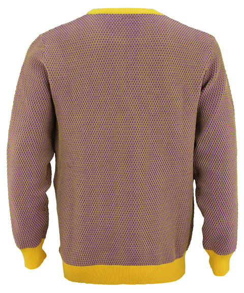FOCO NFL Men's Minnesota Vikings Poly Knit Crew Neck Sweater, Purple