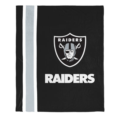 FOCO NFL Las Vegas Raiders Plush Soft Micro Raschel Throw Blanket, 50 x 60