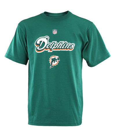 NFL Men's Miami Dolphins Short Sleeve Tee Shirt, Aqua