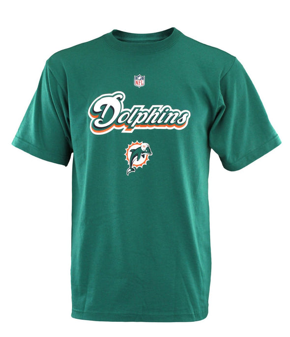 NFL Men's Miami Dolphins Short Sleeve Tee Shirt, Aqua