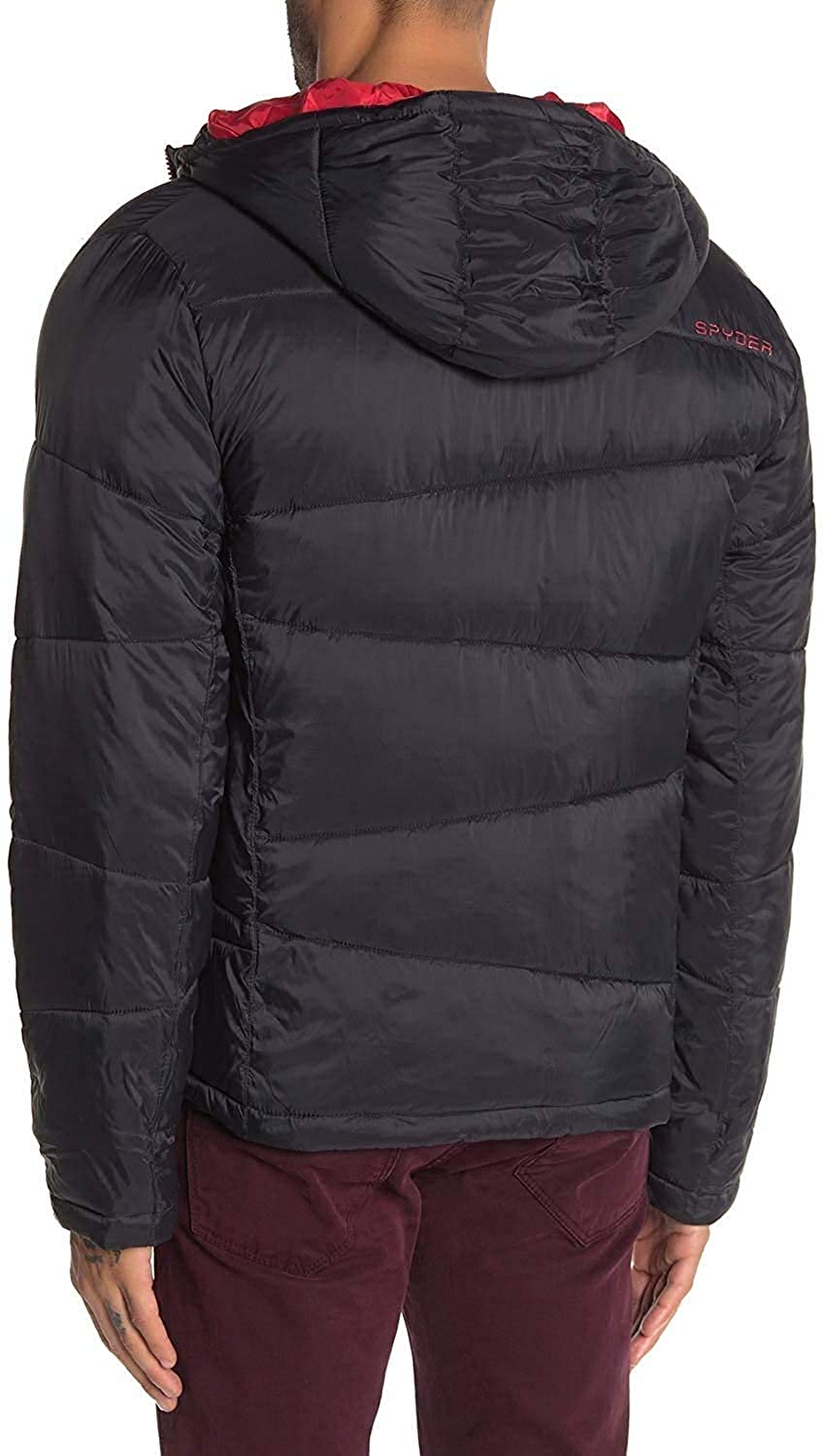 NEW Spyder Men’s ThermaWEB Puffer Full Zip Jacket, size store Medium