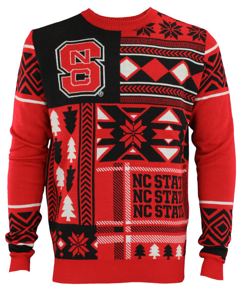 FOCO NCAA Men's North Carolina State Wolfpack Ugly Sweater