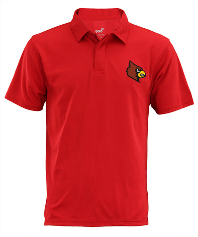 NCAA Men's Louisville Cardinals Short Sleeve Performance Polo Shirt
