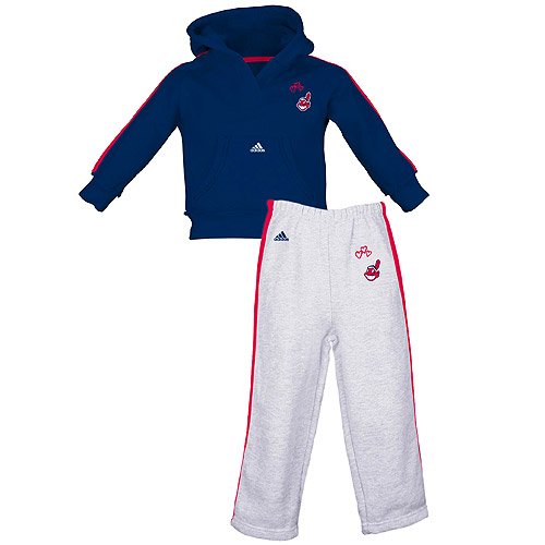 MLB Baseball Cleveland Indians Toddlers Hoody and Pants Set By Adidas