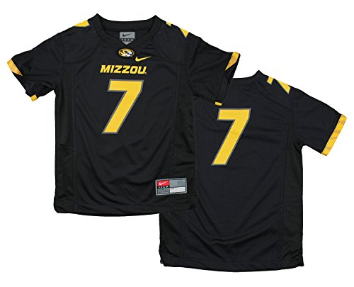 Nike NCAA Kids Boys Missouri Tigers #7 Football Jersey, Black