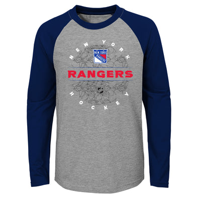 Outerstuff NHL Youth Boys New York Rangers Long Sleeve T-Shirt