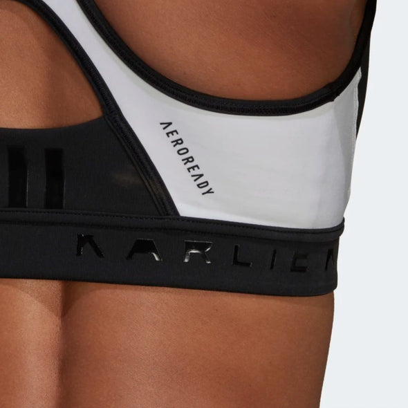 Adidas Women's Karlie Kross Believe This Workout Bra, Black/White