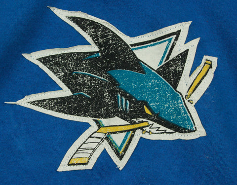 Reebok NHL Youth Boy's San Jose Shark VINTAGE Style Pullover Hoodie, Teal