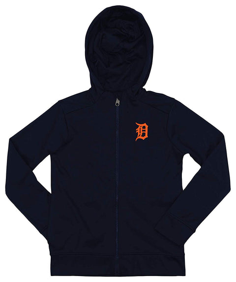 Outerstuff MLB Youth/Kids Detroit Tigers Performance Full Zip Hoodie