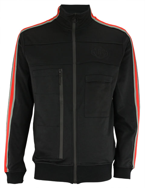 FISLL NBA Basketball Men's Houston Rockets Milano Interlock Full Zip Jacket