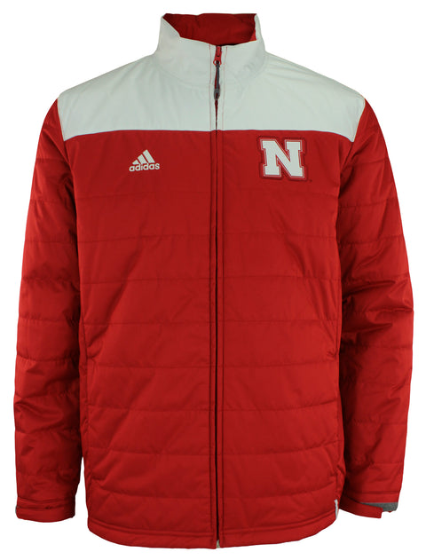 adidas Men's NCAA Climastorm Team Logo Transition Jacket, Nebraska Cornhuskers