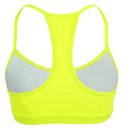 Adidas Women's Beach Bikini Bra Top, Shock Yellow