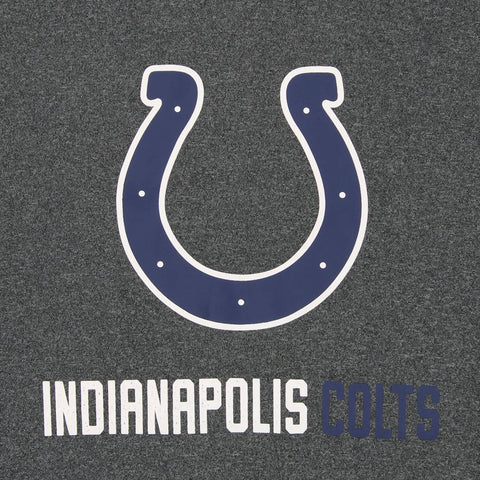 Zubaz NFL Indianapolis Colts Men's Heather Grey Fleece Hoodie