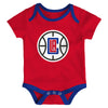 Outerstuff NBA Infant Los Angeles Clippers Trifecta 3 Pack Creeper