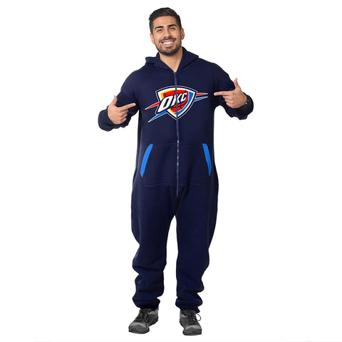 Forever Collectibles NBA Unisex Oklahoma City Thunder Logo Jumpsuit
