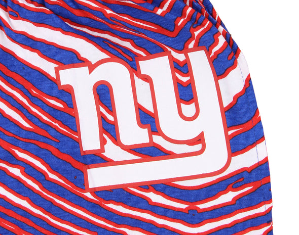 Zubaz New York Giants NFL Men's Zebra Left Hip Logo Lounge Pant
