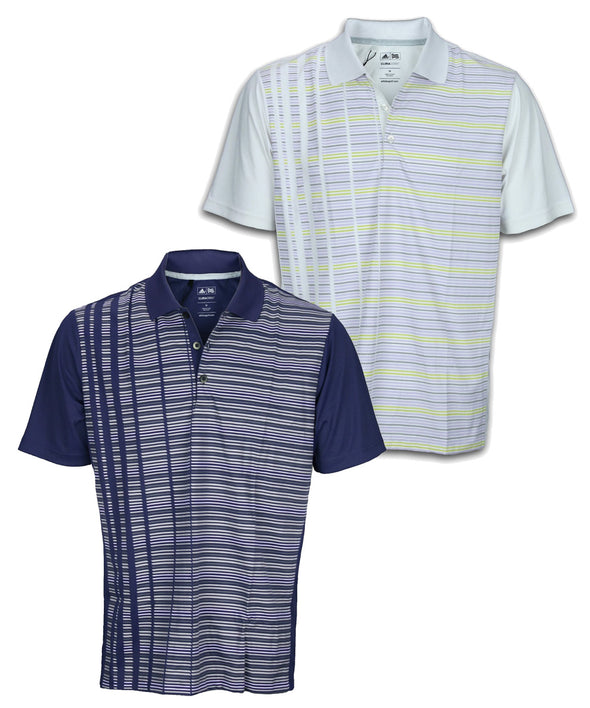 Adidas Men's Climacool Dash Stripe Print Polo Shirt Top I Color Options